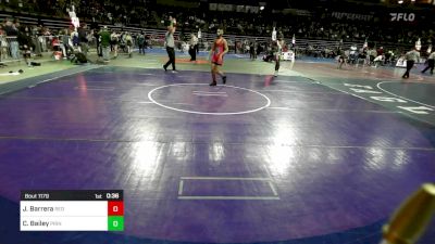 152 lbs Round Of 16 - Josiah Barrera, Red Nose Wrestling School vs Christopher Bailey, Princeton Wrestling Club Youth