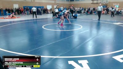 145lbs Cons. Round 4 - Melani Monckton, Hillsboro (Girls) vs Brooke Legoe, Squalicum (Girls)