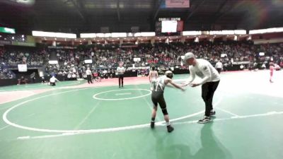 70 lbs Quarterfinal - Parker Garcia, EWC3 vs Nicholas Standish, HHY1
