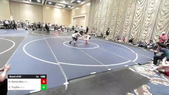 144 lbs Round Of 64 - Kaden Konovalov, Willamina Bulldogs vs Zyon Trujillo, Gold Rush Wr Ac