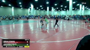 140 lbs Round 2 (8 Team) - Josilin Stinson, Indiana Smackdown Girls vs Auryanna Phelps, RPA/Head Hunters