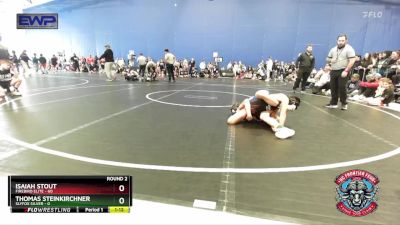 88 lbs Round 2 (4 Team) - Isaiah Stout, Firebird Elite vs Thomas Steinkirchner, Slyfox Silver