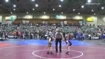 49 lbs Round Of 16 - Mia Shuster, Spanish Springs Wrestling Club vs Landon Powers, Top Fuelers Wrestling
