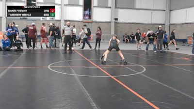 88 lbs Cons. Semis - Talon Fryman, All-Phase Wrestling Club vs Andrew Wiehle, Mat Demon Wrestling Club