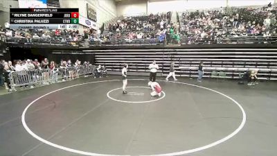 4A 130 lbs Champ. Round 1 - Christina Paluzzi, Cottonwood vs Rilyne Dangerfield, Jordan