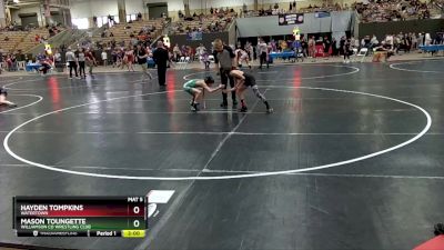 80 lbs Cons. Round 2 - Mason Toungette, Williamson Co Wrestling Club vs Hayden Tompkins, Watertown