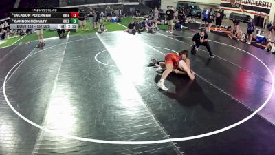 157 lbs Quarters - Jackson Peterman, Oregon vs Gannon McNulty, Oregon