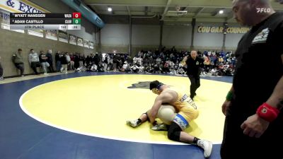 218 lbs 5th Place - Wyatt Hanssen, Wasatch (UT) vs Adan Castillo, Clovis