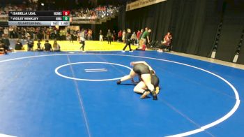 5A 190 lbs Quarterfinal - Isabella Leal, Victoria West vs Violet Winkley, Anna
