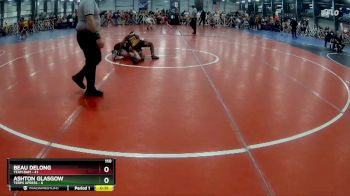 110 lbs Rd# 1 9:00am Friday - Beau Delong, Team BAM vs Ashton Glasgow, Terps Xpress