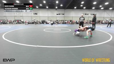 61 lbs Rr Rnd 2 - Huck Olsen, MOJO 9U vs Jackson Steiner, Untouchables 9U