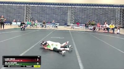 76 lbs Round 2 (6 Team) - Luke Beck, Terps East Coast Elite vs Silas Bauer, Team Donahoe - Green