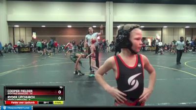 70 lbs Semis (4 Team) - Jaxon Hughes, Backyard Brawlers vs Carter Gutapfel, Spatola Wrestling