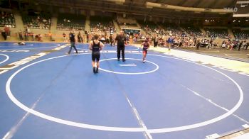 100 lbs Round Of 16 - Luke Canales, Claremore Wrestling Club vs Zayne Chappell, Tulsa Blue T Panthers