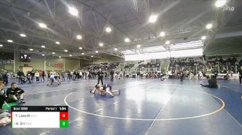 120 lbs Quarterfinal - Taegan Leavitt, Champions Wrestling Club vs Alex Orr, Charger Wrestling Club