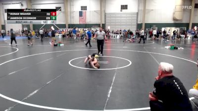 61 lbs Champ. Round 1 - Jameson OConnor, Gretna Youth Wrestling vs Ronan Weaver, FoxFit