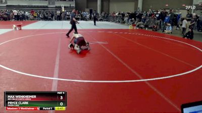 75 lbs Quarterfinal - Max Wenkheimer, BEA (Blue Earth Area) vs Pryce Clark, Prior Lake