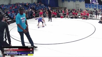 70 lbs Round 2 (6 Team) - Grant Lottmann, Kansas Red Boys vs Kamden Gallus, Minnesota Storm Red Boys