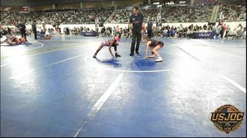 57 lbs Quarterfinal - Violet Jones, Honey Badgers Wrestling Club vs Serenity Esparza, Best Trained