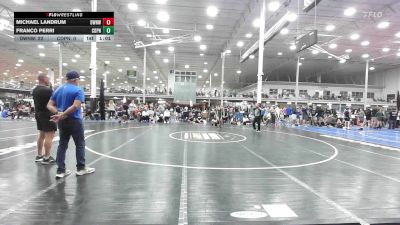 134 lbs Rr Rnd 5 - Michael Landrum, Downingtown West - HS vs Franco Perri, Central Dauphin
