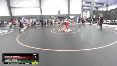 132 lbs Quarterfinal - Aziret Bakytov, Wrestling Rhinos Wrestling Club vs Joseph Davis, Ascend Wrestling Academy