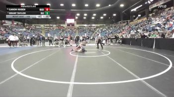 106 lbs Champ. Round 1 - Canon Husen, Maize South vs Grant Taylor, Basehor-Linwood HS