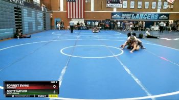 165 lbs Cons. Round 3 - Forrest Evans, Viewmont vs Scott Naylor, West Jordan