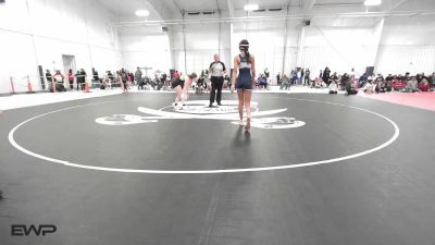 110 lbs Rr Rnd 5 - Jordyn Farmer, Ponca City LadyCat Wrestling vs Abigail Shaw, Sand Springs JH Girls