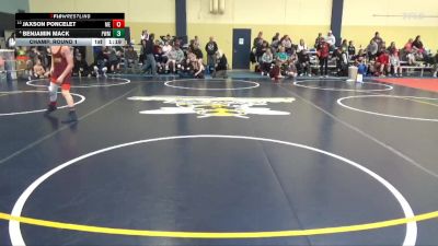 95 lbs Champ. Round 1 - Benjamin Mack, Pursuit Wrestling Minnesota vs Jaxson Poncelet, MN Elite
