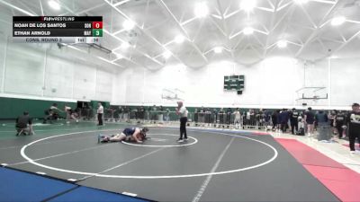 175 lbs Cons. Round 3 - Noah De Los Santos, Sonora (La Habra) vs Ethan Arnold, Mayfair