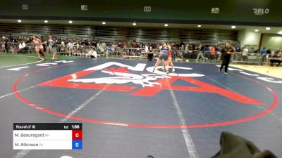 200 lbs Round Of 16 - Madison Beauregard, NH vs MacKenna Atkinson, PA