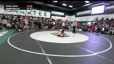 138 lbs Semifinal - Andrew Wallace, Cabrillo vs Ezekiel Rangel, Central