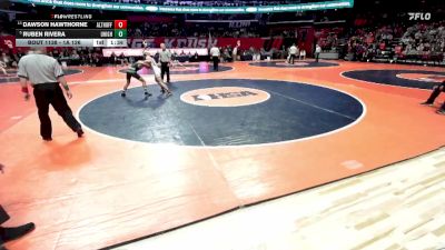 1A 126 lbs Quarterfinal - Ruben Rivera, Normal (University) vs Dawson Hawthorne, Belleville (Althoff Catholic)