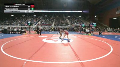 100 lbs Quarterfinal - Hailee Cooper, Riverton vs Kailyah Bento, Cheyenne East