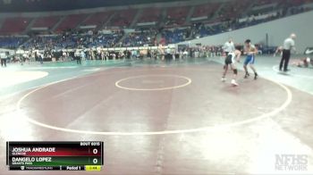 6A-113 lbs Champ. Round 1 - Joshua Andrade, Glencoe vs DAngelo Lopez, Grants Pass