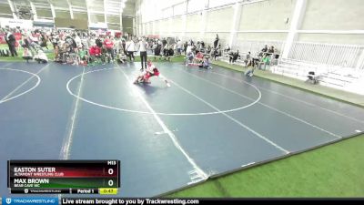 93-101 lbs Cons. Round 2 - Easton Suter, Altamont Wrestling Club vs Max Brown, Bear Cave WC