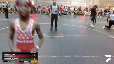 75 lbs Finals (8 Team) - Khiry Williams, Belding Black vs Chase Courter, The Fort Hammers