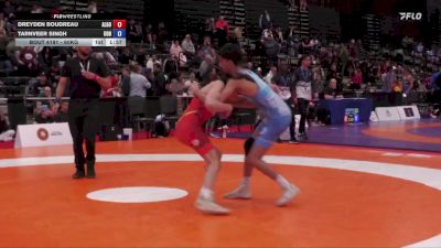 60kg Cons. Round 5 - Dreyden Boudreau, Edmonton Wrestling Club vs Tarnveer Singh, The ROC