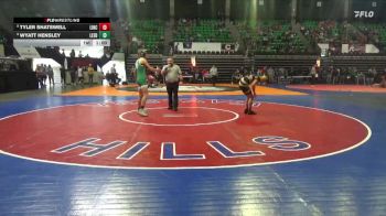 5A 144 lbs Cons. Round 3 - Tyler Shatswell, Lincoln vs Wyatt Hensley, Leeds