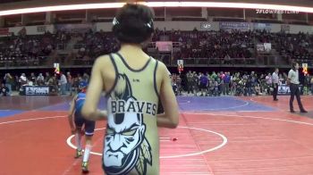 73 lbs Consi Of 8 #2 - Samuel Sanchez, RUIDOSO BRAVES YOUTH WRESTLING vs Marcus Perez, El Paso WildCats