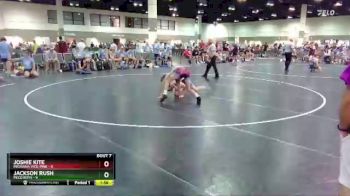 120 lbs Round 3 (6 Team) - Jackson Rush, PECO Boys vs Joshie Kite, Michiana Vice-Pink