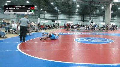 120 lbs Allday - Caedmon Stoyle, JAMES ISLAND WRESTLING CLUB vs Miles Neil, BEACH BOYZ WRESTLING CLUB