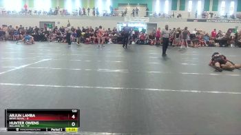 120 lbs Round 1 (6 Team) - Arjun Lamba, BHWC Duval vs Hunter Owens, Bulldog WC
