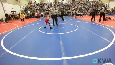52 lbs Quarterfinal - Rex Willis, Collinsville Cardinal Youth Wrestling vs Parker Mabe, Hilldale Youth Wrestling Club