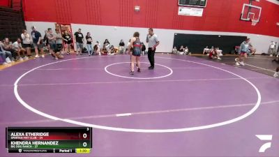 152 lbs Round 3 (8 Team) - Alexa Etheridge, Spartan Mat Club vs Khendra Hernandez, Big Dog Ranch