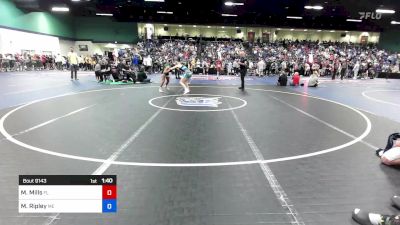 112 lbs Round Of 16 - Mariah Mills, FL vs Maddie Ripley, ME