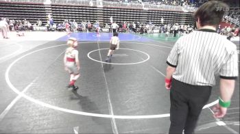 46 lbs 5th Place - Braxton Bakes, Victory WC vs Elijah Navarrette, Cowboy Kids