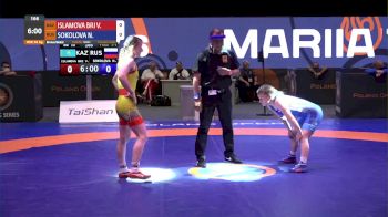 50 kg Bronze - Valentina Islamova Brik, KAZ vs Nadezhda Sokolova, RUS