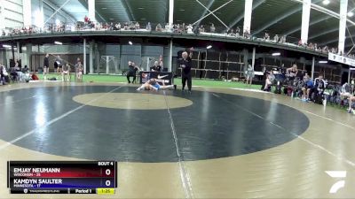 118 lbs Round 2 (6 Team) - Emjay Neumann, Wisconsin vs Kamdyn Saulter, Minnesota