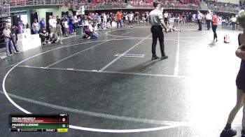 85 lbs Cons. Round 3 - Truin Meneely, Iron Hawk Wrestling Academy vs Madden Lueking, 2TG